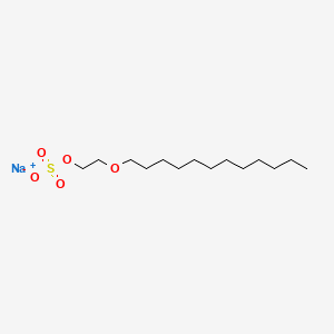 Skeletal structure of Sodium Lauryl Ether Sulfate 70% (SLES-2EO) (CAS 9004-82-4)